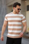 Erkek çift Renk Pamuklu örme Kumaş Kısa Kollu T-shirt