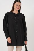 Bebe Yaka Uzun Tunik 5967 - Siyah