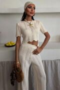 Triko Bluz Pantolon İkili Takım 10084-025
