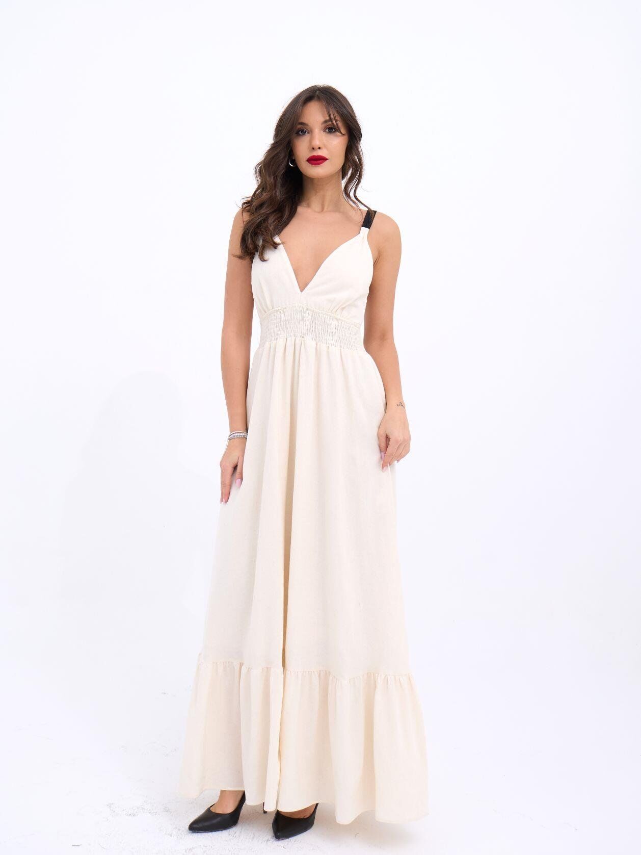 6976 ELBİSE-BEJ