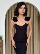 Thron Gül Askılı Elbise