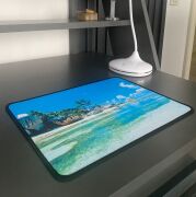 BUFFER® 25x32 cm Küçük Boy Mouse Pad Manzara Ada