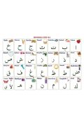 BUFFER® 100x150 cm Statik Kağıt Elif-Ba Öğrenme Tahtası
