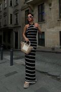Melina Ajurlu Halter Yaka Elbise 2774