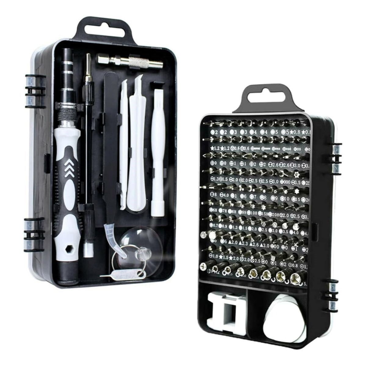BUFFER® Hassas Tornavida Seti Bilgisayar Pc Telefon Onarım Aracı Seti Manyetik 115 in 1 Tornavida Seti