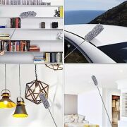 BUFFER®Teleskopik Bükülebilir Köşe Bucak Toz Alma Püskülü Dev Boy 280 cm