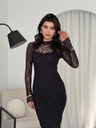 Vedo Çiçek Detaylı Elbise