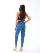 5682 KOT PANTOLON-KOYU MAVİ