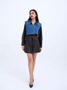 6705 ELBİSE TAKIM-KOYU KAHVE