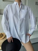 Çizgili Oversize Gömlek