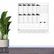 BUFFER® Çarpım Tablosu Ezberleme Manyetik Duvar Stickerı 105 x 100 cm