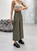 230 Gr Poly Viscose Full Lycra Metal Toka Aksesuarli Pantolon