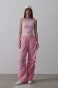 Paraşüt Cargo Pantolon - Pembe