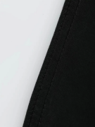 Baskılı Oversize Bisiklet Yaka T-shirt - Siyah