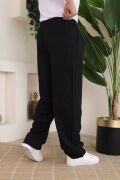 Erkek Beli Lastikli Pileli Baggy Pantolon