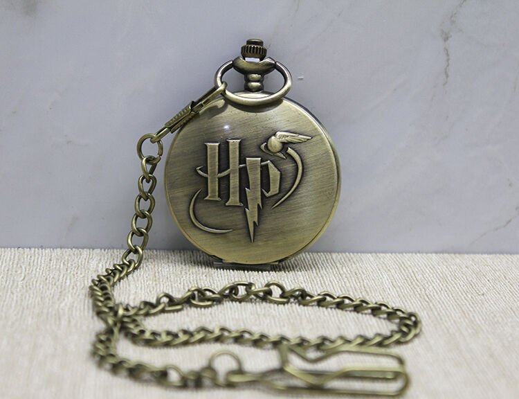 Harry Potter Tasarımlı Köstekli Saat