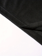 Baskılı Oversize Bisiklet Yaka T-shirt - Siyah