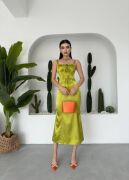 PAG İP ASKILI ELBİSE