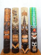 Ahşap Duvara Asmalı Maske 1 Metre