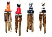 Ahşap Figürlü Bambulu Çan