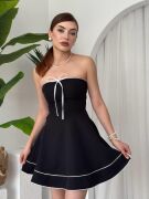 Yuna Straplez Elbise