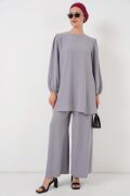 Ayrobin Tunik Pantolon Alt Üst Takım 6712 - Gri
