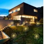 Solar LED Karahindiba Bahçe Işıkları 2 Adet