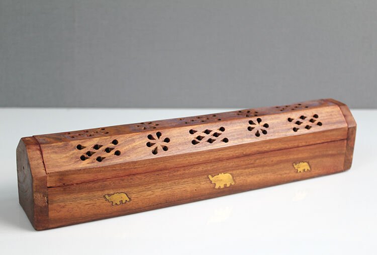 Ahşap Maun Tabut Tütsülük Model 1