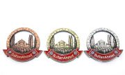 İstanbul Temalı Metal Magnet Sultanahmet Yuvarlak Tasarımlı