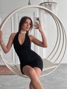 HALTER YAKA ELBİSE