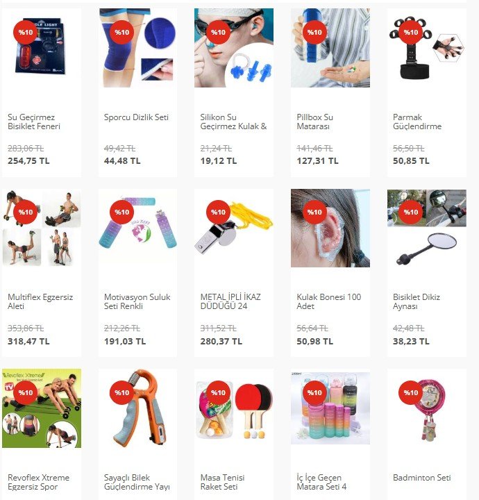 Spor ve Sağlık Aletlerini İnceledinizmi?