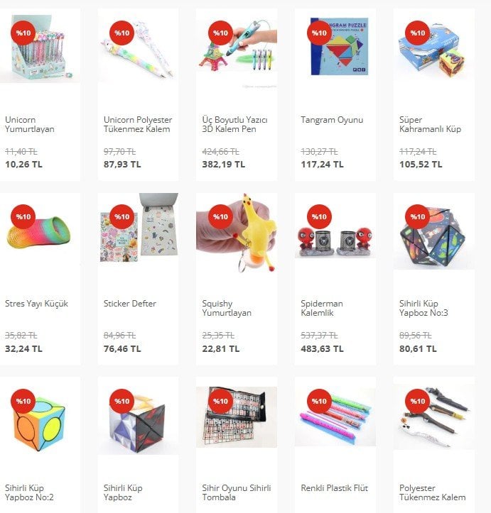 KIRTASİYE KATEGORİSİNİ İNCLEYİN.